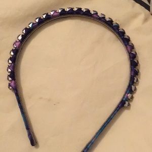 Henri bendel purple jewel headband